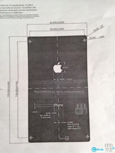 Rò rỉ bản thiết kế iPhone 6 màn hình 5.5 inch