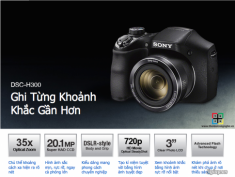 Sony CyberShot DSC H300 - Máy ảnh siêu Zoom giá rẻ