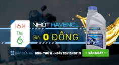 Tặng 10 suất thay nhớt Ravenol Motobike 4-T ESTER 10W-40 (1L) miễn phí