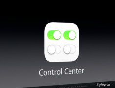 Tắt Control Center trên iOS 7 cho iPhone