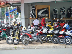 Thị trường xe máy trong nước đang nhạt dần