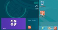 Thủ thuật tạo Shortcut Shutdown, Hibernate Restart trên Desktop cho Windows 8