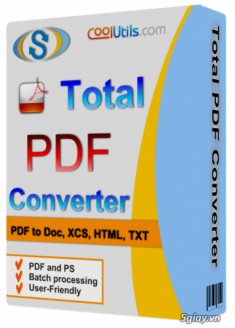 Total PDF Coverter Full - phần mềm chuyển đổi file pdf sang word hiệu quả nhất