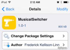 Tweak MusicalSwitcher: Biến màn hình app switcher thành piano