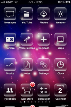 Tweak WinterBoard cập nhật cho iOS 7 và iPhone 5S