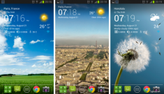 Ứng dụng widget đồng hồ và thời tiết cực đẹp cho Android