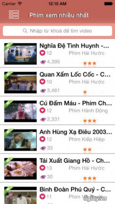 Ứng dụng xem phim HD miễn phí nhanh nhất trên iPhone