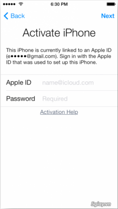 Xoá tài khoản iCloud trên iOS7 không cần Password