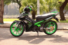 Yamaha Exciter 135 xanh đen nổi bật