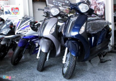 Yamaha Nozza Grande phiên bản màu xanh cực kì hút khách