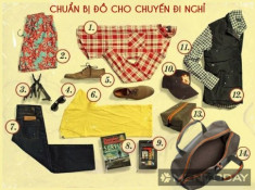 Giúp các chàng chuẩn bị đồ cho kỳ nghỉ ngắn ngày