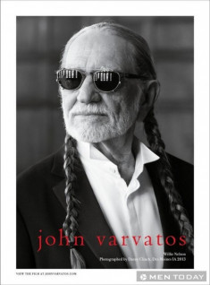 Huyền thoại âm nhạc Willie Nelson và chiến dịch thu đông 2013 của John Varvatos