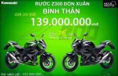 Kawasaki Z300 ra mắt thị trường Việt Nam với giá chỉ 139 triệu đồng