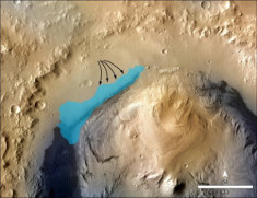 Bằng chứng đầu tiên về hồ nước ngọt trên sao Hỏa