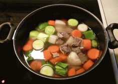 Cách nấu nước dùng trong cho món súp