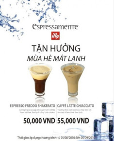 Café Espressamente Illy khuyến mại mùa hè