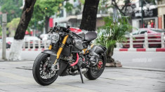 Cận cảnh Ducati 1199 Panigale S độ Cafe Racer độc đáo tại Hà Nội