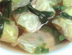 Canh bắp cải nhồi thịt