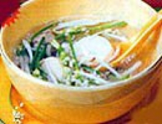 Canh đậu phụ bông hẹ