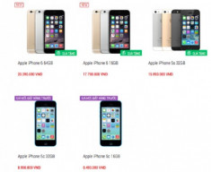 iPhone 5C chính hãng bán trở lại, giá rẻ hơn 2 triệu đồng