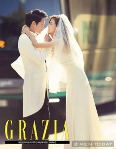 Ngắm bộ ảnh cưới ngọt ngào của Ji Sung 