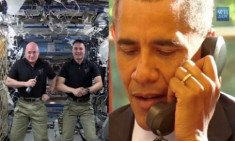 Obama gọi điện lên Trạm Vũ trụ Quốc tế