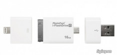 PhotoFast i-FlashDrive, thiết bị lưu trữ lắp ghép hỗ trợ cổng microUSB, USB, Lightning, dock 30 chân
