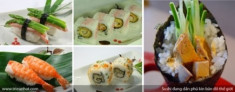 Thực đơn sushi cho người mới bắt đầu