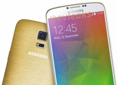 Tiếp tục lộ ảnh Samsung Galaxy F màu vàng.