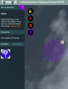 Tìm kiếm MH370 bằng công nghệ trực tuyến