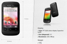 Alcatel ra smartphone 2 SIM giá rẻ