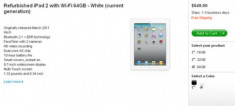 Apple bắt đầu bán iPad 2 hàng ‘refurbished’