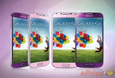 Galaxy S4 được làm mới với màu hồng và tím