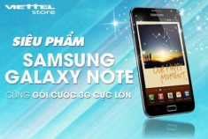 Gói cước 3G lớn cho Samsung Galaxy Note