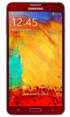 Hình ảnh Galaxy Note 3 phiên bản màu đỏ và vàng hồng