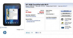 HP có thể hoàn tiền cho người mua Touchpad