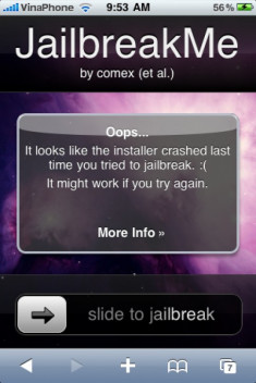 Hướng dẫn jailbreak iOS 4 trên web