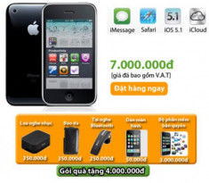 iPhone 3GS phiên bản 2012 được phân phối tại HnamMobile