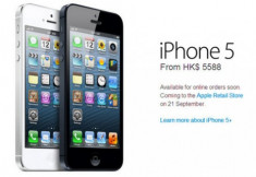 iPhone 5 có giá từ 14,8 triệu đồng ở Hong Kong