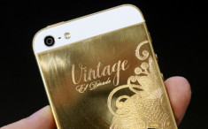 iPhone 5 mạ vàng 24K thủ công ở Việt Nam