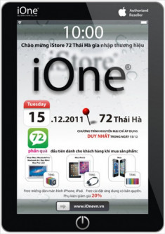 iStore 72 Thái Hà gia nhập hệ thống iOne