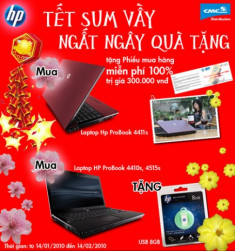 Mua laptop HP ProBook nhận quà tặng