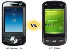 O2 Xda Atom Life vs HTC P3600i