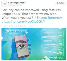 Samsung tung ảnh ẩn ý về smartphone có thể quét võng mạc