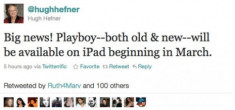 Tạp chí ‘người lớn’ Playboy sắp có trên iPad