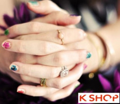 2 Kiểu vẽ nail móng tay hoa đẹp 2016 đơn giản nghệ thuật cho bạn gái