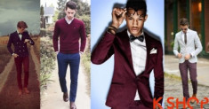 Bộ sưu tập thời trang nam đẹp với sắc đỏ Burgundy 2016
