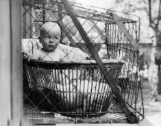 ‘Chuồng cọp’ cho bé chơi ngoài cửa sổ chung cư đầu thế kỷ 20