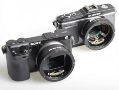 Ngàm chuyển dùng ống Canon trên máy Sony NEX và MFT