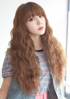 Những kiểu tóc xoăn dài đẹp theo phong cách Hàn Quốc 2016